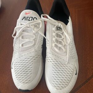 Nike Air 270 Men's White and Black Shoes